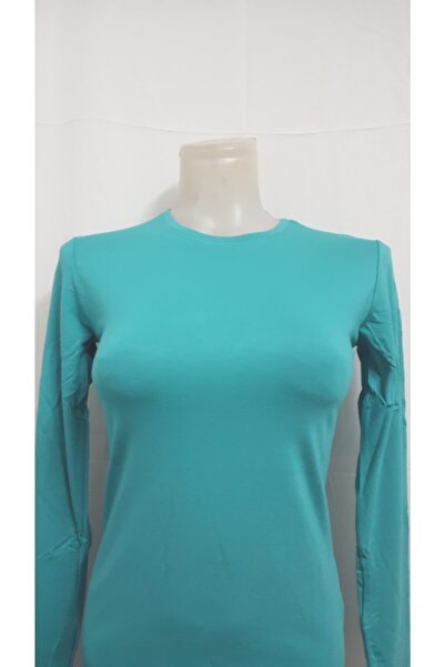 Ece Kadın Bisiklet Yaka Uzun Kollu Body