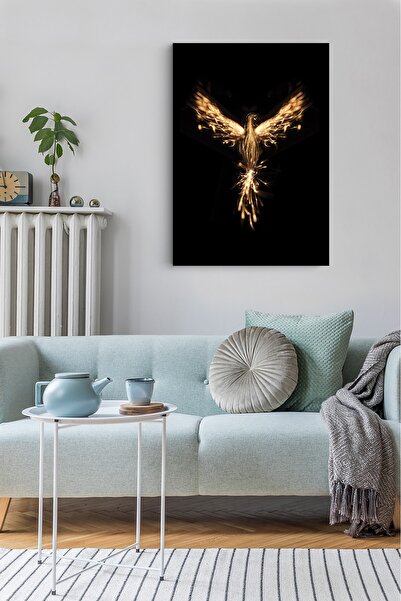 GIFTDECO Phoenix Anka Kuşu Tuval Kanvas Tablo