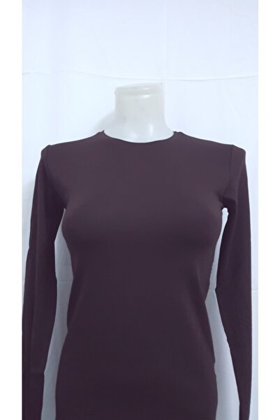 Ece Kadın Bisiklet Yaka Uzun Kollu Body