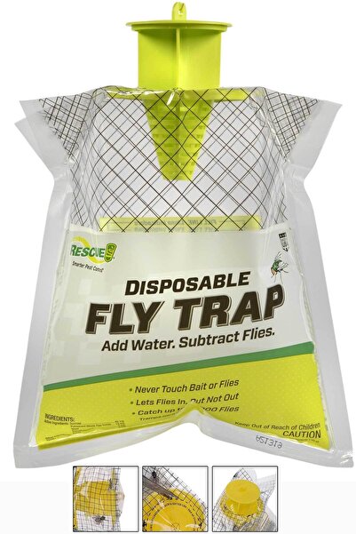 woowlish Fly Trap Sinek Kapanı Flytrap Kara Sinek Tuzağı çekici yemiyle