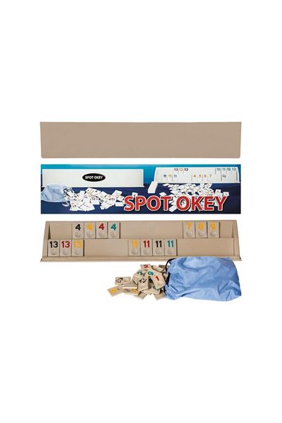PİKNİK OKEY Eser Spot Okey Large Size Plastic Okey Set