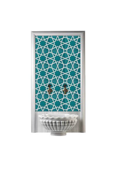 Armada Çini 60x100 Cm Sp 94 Yıldız Serigraf Türk Hamamı Pano