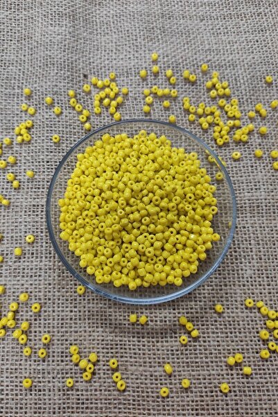 platin hediyelik 100 جرام خرز رملي زجاجي أصفر اللون 4 مم