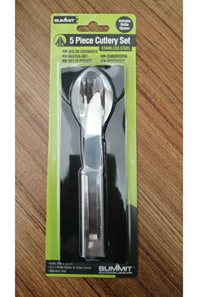Summit Paslanmaz Çelik Çatal Kaşık Bıçak Seti Kılıflı