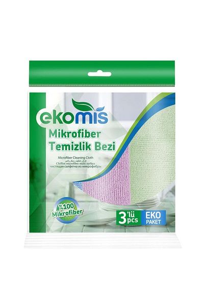 Ekomis Microfiber Cleaning Cloth 3-pack