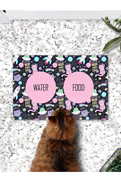 Patipeti سجادة لتدريب القطط والكلاب والقطط الملونة ووسادة تغذية