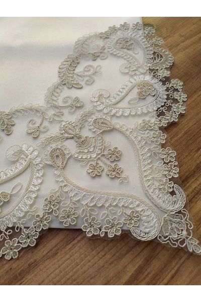 Çeyiz Bahçesi French Lace Promise Engagement Bundle Cream