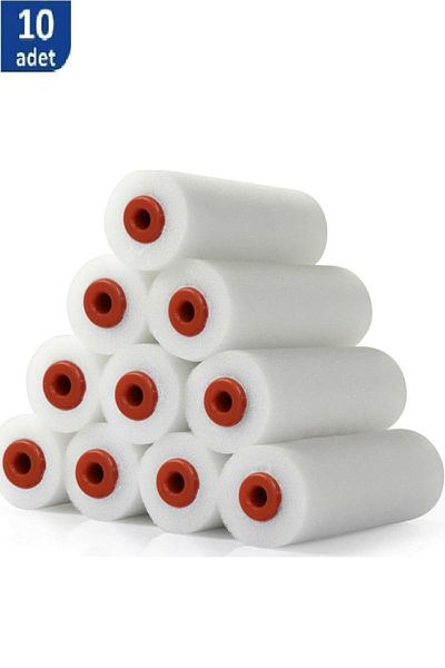 FırsatYapıMarket Sponge Roller 10 cm 10 Pieces