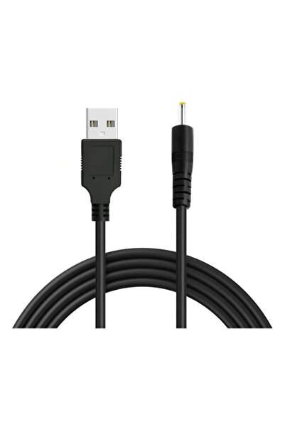 WOZLO Ince Sarı Uçlu Usb Tablet Şarj Kablosu - Dc 2.5*0.7mm
