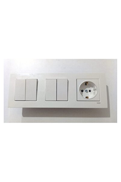 VİKO Viko Karre Beyaz 3lü Set Komitatör(İKİLİ ANAHTAR) Komitatör(İKİLİ ANAHTA...