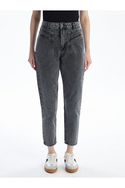 LC Waikiki Women's Jean Pants - Mom Fit