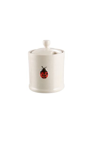 Paşabahçe Ceramic Ladybug Sugar Bowl - 1 PC