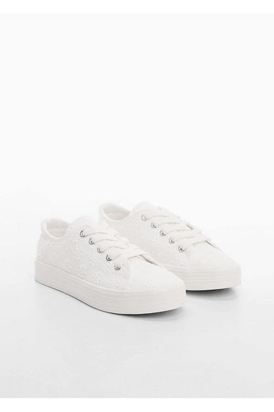 MANGO Kids Haftowane trampki