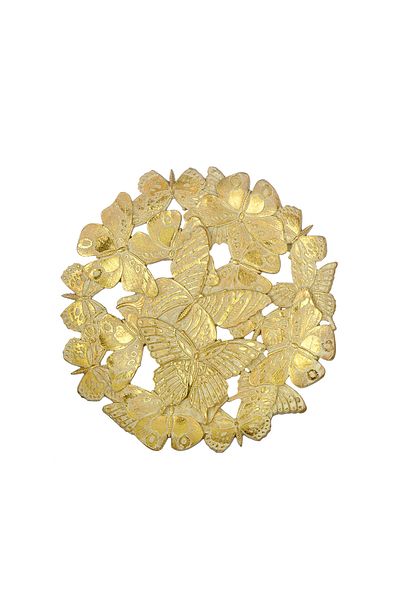 Paşabahçe Single Butterfly Decorative Plate