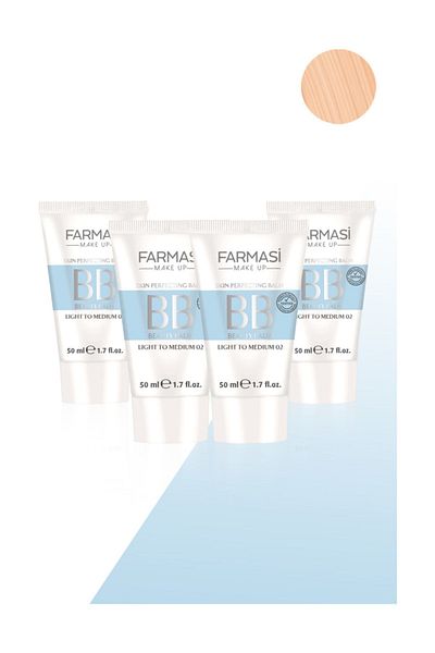 Farmasi 4 Pieces BB All In One Cream - Light to Medium 50 Ml