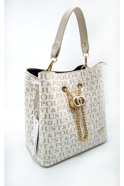 Just Polo Women's 5 Compartment Shoulder Bag
