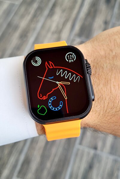 Daniel Klein Turuncu Renk Kordonlu Android ve İphone Uyumlu Akıllı Kol Saati