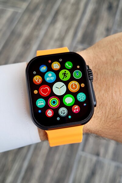 Daniel Klein Turuncu Renk Kordonlu Android ve İphone Uyumlu Akıllı Kol Saati