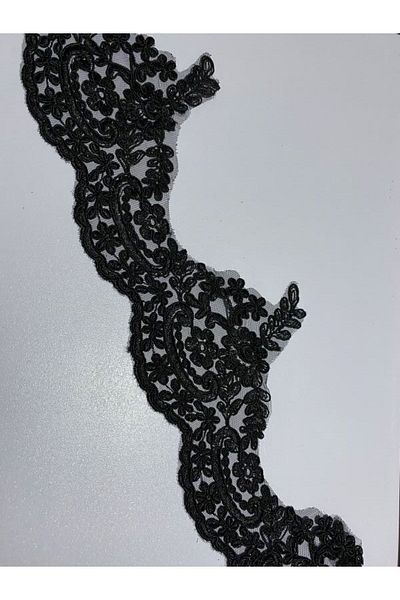 Öztürk 10 cm x 1,5 μέτρα Μαύρο γαλλικό γκουπέρ - Πλάτος