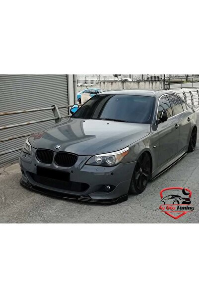 AYDİZAYN Bmw E60 - M Technic - Hamann - Flaplı Ön Tampon Ön Lip - Piano Black Vakum (2003-2010)