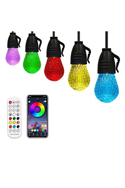 Petrix Dış Mekan 25 LED Kristal LED Işık Su Geçirmez IP65 Aydınlatma (Bahçe, Ağaç, Veranda, Düğün, Parti)