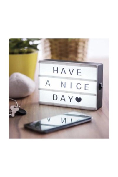 My Takıntı Petrix A6 Illuminated Letter Decorative Led Panel Lightbox 15X10X3...