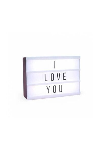Petrix A6 Işıklı Harfli Dekoratif Led Pano Lightbox 15x10.5x4 Cm