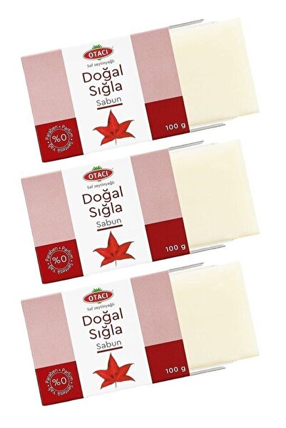 Otacı Doğal Sığla Katı Sabun 100gr X3 Adet 5655