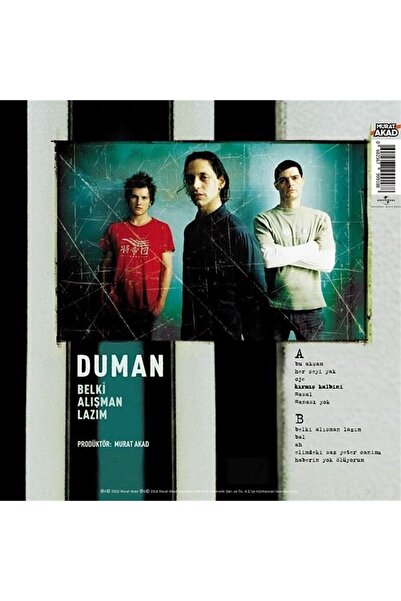 plakmarketi Plak- Duman 3 Lp /belki Alışman Lazım-eski Köprünün Altında -seni...