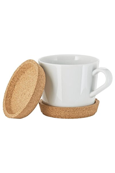 IKEA 2 Adet Mantar Fincan Kupa Altlığı Çap: 9 Cm