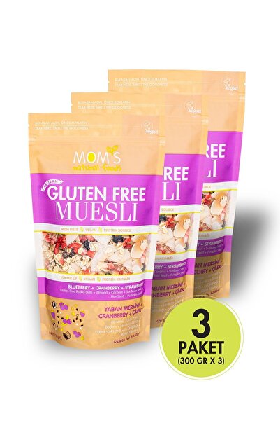 Mom's Natural Foods 3'lü Glutensiz MÜSLİ 300 G