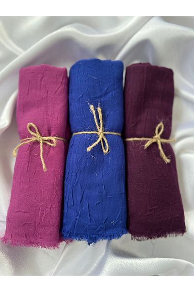 Organic Scarfs ΣΕΤ 3 ΤΩΝ ΠΟΛΥΤΕΛΩΝ ΜΠΑΜΠΟΥ KRAŞ