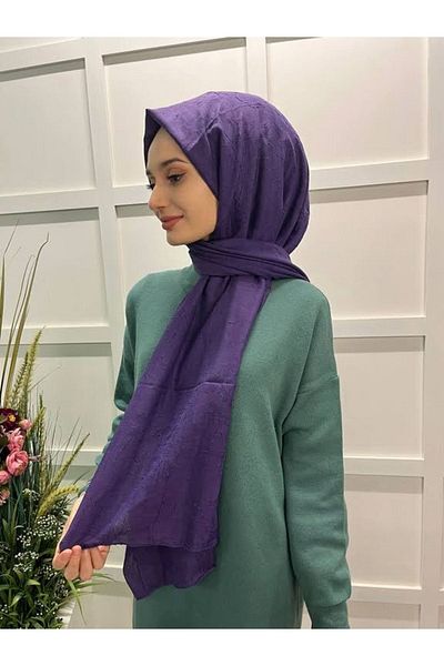 şehri şal Şehr-i Shawl Bamboo Shawl (CRUSH) Shawl 00715 Purple
