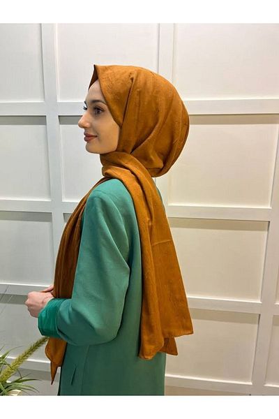 şehri şal Şehr-i Shawl Bamboo Shawl (CRUSH) Shawl 00715 Chocolate