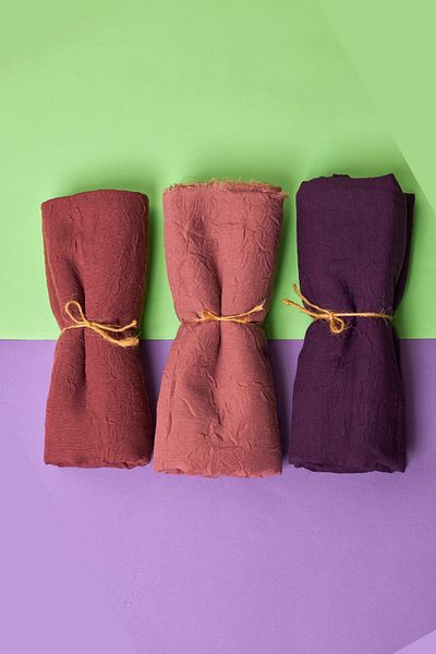 Organic Scarfs Hijab Hijab Women's Bamboo Scarf Shawl Model-Set of 3