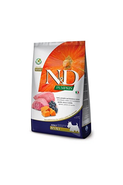N&D Nd Pumpkin Tahılsız Mini Adult 7kg Kuzu Bal Kabağı Ve Yaban Mersinli Ufak...