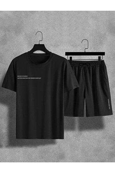 DAXİS Sportwear Company Σετ ανδρικών σορτς με στάμπα Believe In Yourself