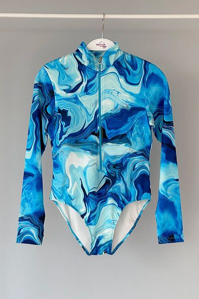 Remsa Mayo Swimmer Swimsuit Remsa Swimsuit R092E Swimmer Waves