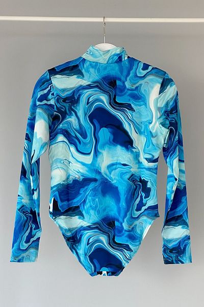 Remsa Mayo Swimmer Swimsuit Remsa Swimsuit R092E Swimmer Waves