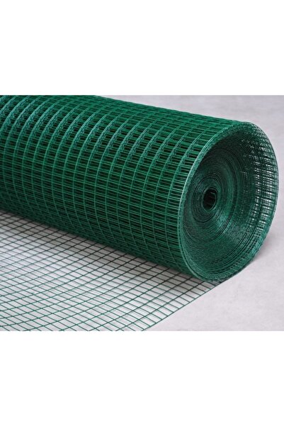 Yamanlar Pvc Kaplı Puntalı Yeşil Tel 12x12 Gözaralıklı 150m Eninde-kafes Teli-kümes Teli-150x5metre