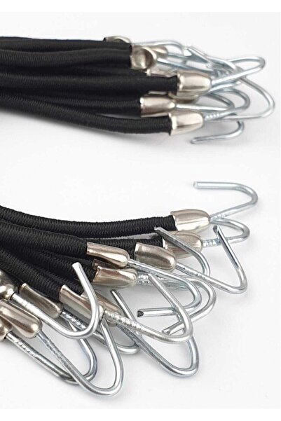 Holly Home & Accesories Set de catarame elastice cu cârlig din 24 de piese