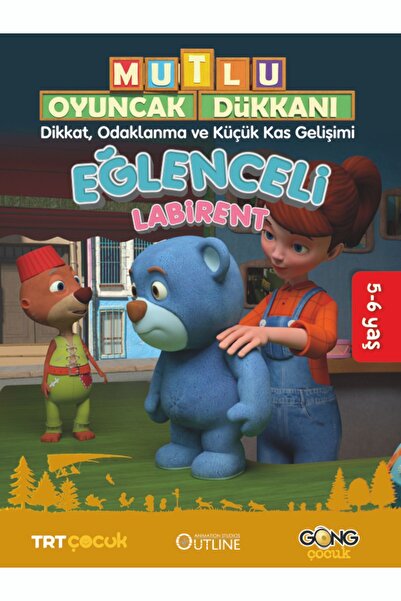 Gong Okul Öncesi Eğitici Ve Öğretici Mutlu Oyuncak Dükkanı Eğlenceli Labirent...