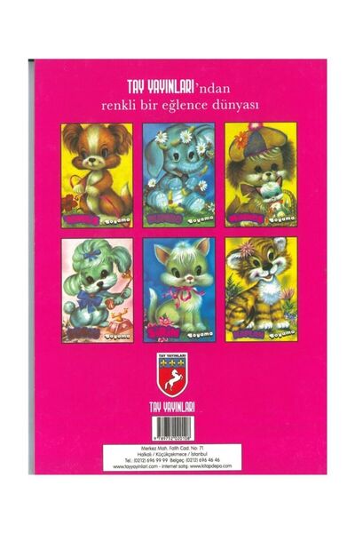 Tay Yayınları Coloring Book 96 Pages Super Coloring Large Size