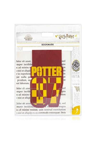 Mabbels Harry Potter Pattern Kitap Ayracı Lisanslı Mıknatıslı