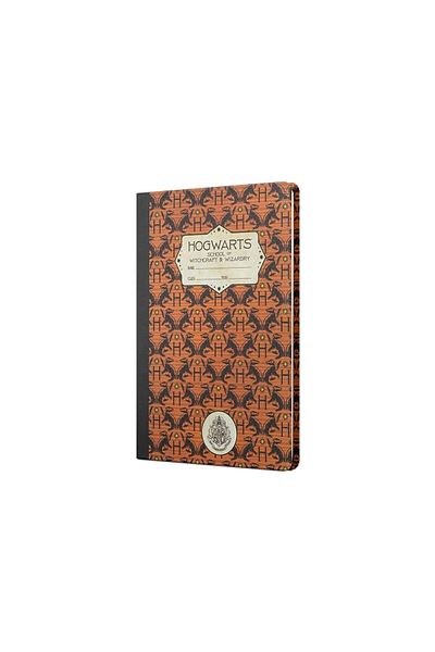 Mabbels Harry Potter Hogwarts 80 Sheets Hafflepuf Hard Cover - Brown Unlined Boutique Notebook
