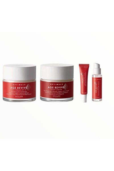 Oriflame Optimals Age Revive Gündüz Kremi Gece Kremi Göz Çevresi Losyon 4 Lü Set