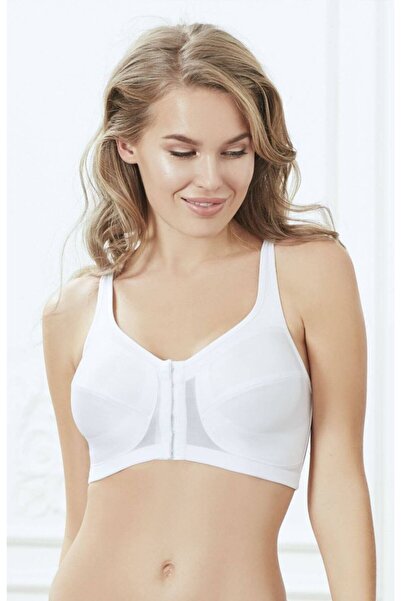 Anıl Önden Açılabilir Beyaz Emzirme Sütyeni 3651