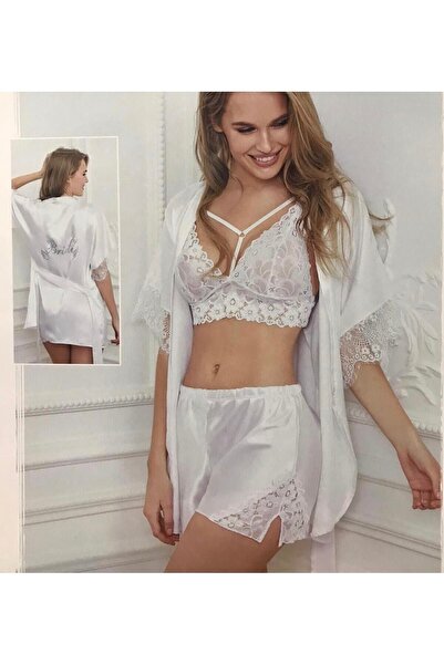 Anıl Kadın Beyaz 3'lü Braletset Yeni Sezon