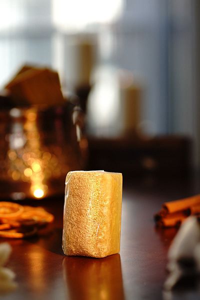 Miss Natural Pumpkin - Fiber Rice Soap