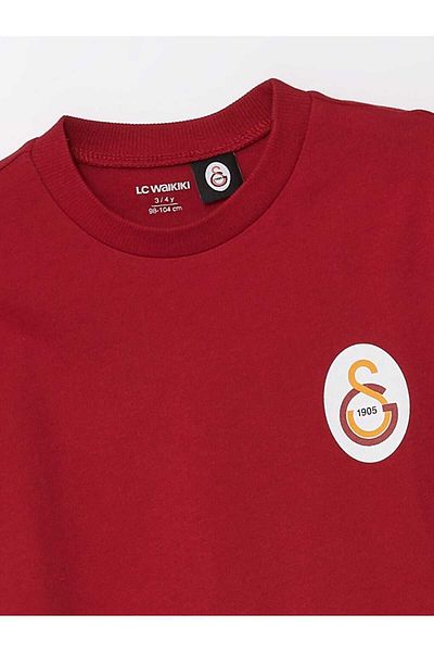 LC Waikiki Băiat - Tricou cu mânecă scurtă cu decolteu și imprimat